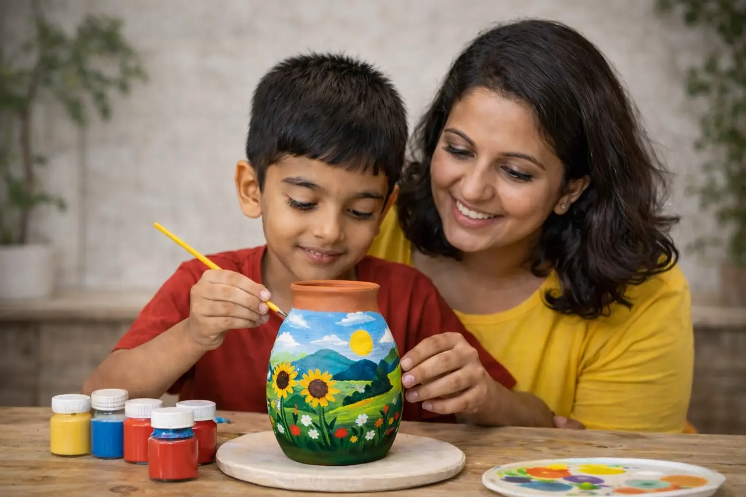 Paint on Pottery